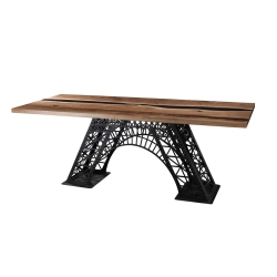 Stół Drewniany Industrialny ST-69 Rozmiar od 140 cm do 290 cm