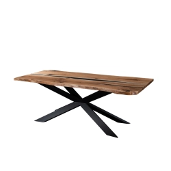 Stół Drewniany Industrialny ST-8 Rozmiar od 140 cm do 290 cm