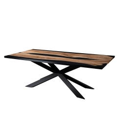 Stół Drewniany Industrialny ST-9 Rozmiar od 140 cm do 290 cm