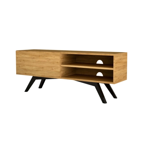 Szafka RTV-13 Drewno Lite Dąb Loft Lakierowany Rozmiary od 60 cm do 200 cm PREMIUM