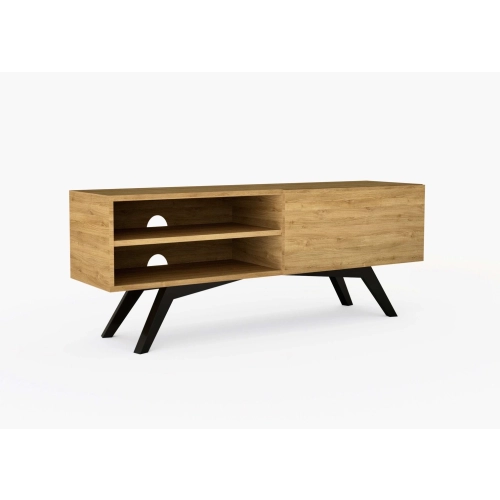 Szafka RTV-13 Drewno Lite Dąb Loft Lakierowany Rozmiary od 60 cm do 200 cm PREMIUM