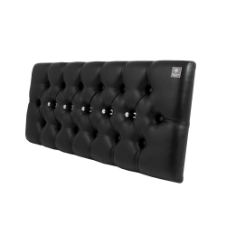 Wieszak Ścienny Pikowany Czarny Ekoskóra WP-1