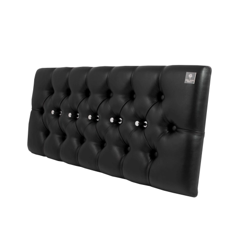 Wieszak Ścienny Pikowany Czarny Ekoskóra WP-1