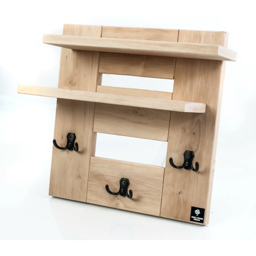 WDC-10  WIESZAK ŚCIENNY DREWNIANY  LITE Dąb Olcha Rozmiar od 50 do 80 cm