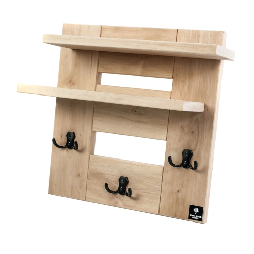 WDC-10  WIESZAK ŚCIENNY DREWNIANY  LITE Dąb Olcha Rozmiar od 50 do 80 cm