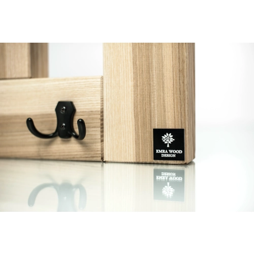 WDC-11 WIESZAK ŚCIENNY DREWNIANY  LITE Dąb Olcha Rozmiar od 50 do 70 cm