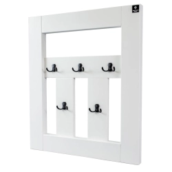 WDC-12 WIESZAK ŚCIENNY DREWNIANY BIAŁY  LITE  Dąb Olcha Rozmiar od 50 cm do 70 cm