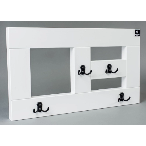 WDC-15 WIESZAK ŚCIENNY DREWNIANY BIAŁY LITE NATURALNY Dąb Olcha Rozmiar od 50 cm do 120 cm