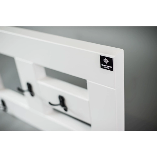 WDC-15 WIESZAK ŚCIENNY DREWNIANY BIAŁY LITE NATURALNY Dąb Olcha Rozmiar od 50 cm do 120 cm