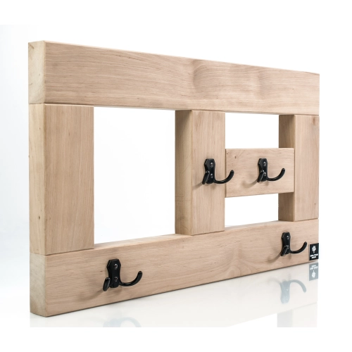 WDC-15 WIESZAK ŚCIENNY DREWNIANY  LITE Dąb Olcha Rozmiar od 50 cm do 120 cm