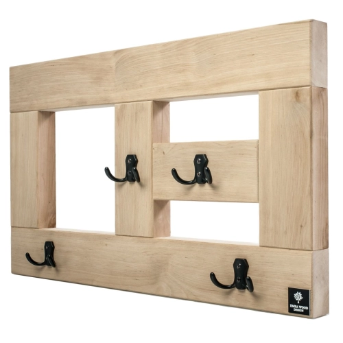 WDC-15 WIESZAK ŚCIENNY DREWNIANY  LITE Dąb Olcha Rozmiar od 50 cm do 120 cm