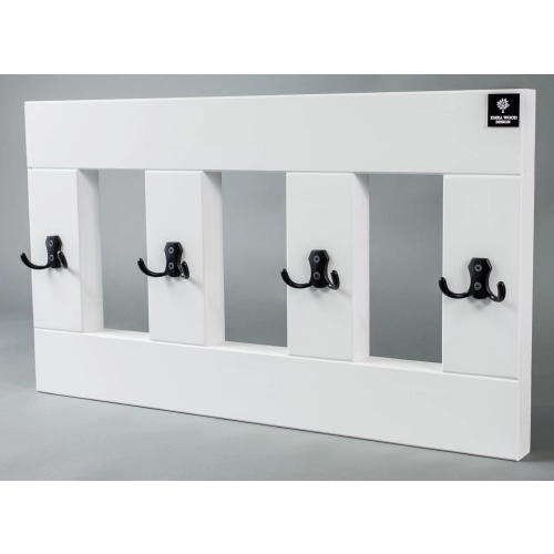 Ławeczka Pufa Pikowana Żółty Guzik Tapicerowany LPP-4 + Wieszak Ścienny WDC-17 Kolory