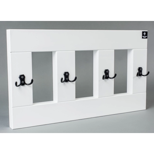 Ławeczka Pufa Pikowana Żółty Guzik Tapicerowany LPP-4 + Wieszak Ścienny WDC-17 Kolory