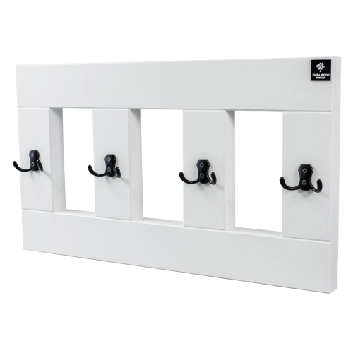 Ławeczka Pufa Pikowana Żółty Guzik Tapicerowany LPP-4 + Wieszak Ścienny WDC-17 Kolory