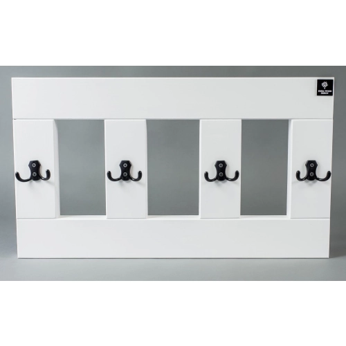 WDC-17 WIESZAK ŚCIENNY DREWNIANY BIAŁY  LITE Dąb Olcha Rozmiar od 50 do 120 cm