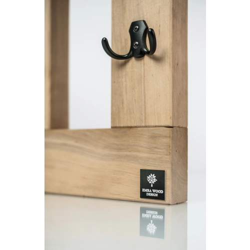 WDC-17 WIESZAK ŚCIENNY  DREWNIANY LITE Dąb Olcha Rozmiar od 50 do 120 cm