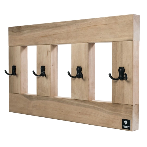 WDC-17 WIESZAK ŚCIENNY  DREWNIANY LITE Dąb Olcha Rozmiar od 50 do 120 cm