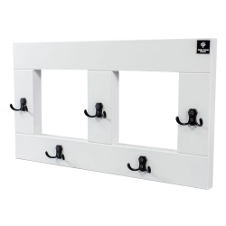 WDC-18 WIESZAK ŚCIENNY DREWNIANY BIAŁY  LITE Dąb Olcha Rozmiar od 40 do 120 cm