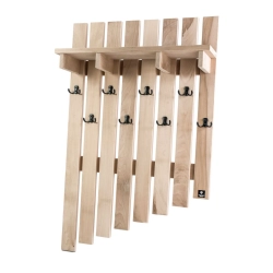 WDC-2 WIESZAK ŚCIENNY DREWNIANY  LITE Dąb Olcha Rozmiary od 100 cm do 120 cm