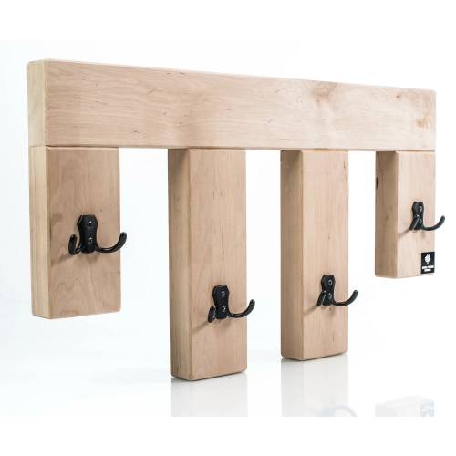 WDC-20 WIESZAK ŚCIENNY DREWNIANY LITE NATURALNY Dąb Olcha Rozmiar od 50 do 120 cm