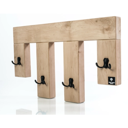 WDC-20 WIESZAK ŚCIENNY DREWNIANY LITE NATURALNY Dąb Olcha Rozmiar od 50 do 120 cm