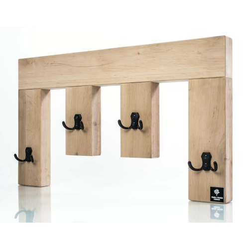 WDC-21 WIESZAK ŚCIENNY DREWNIANY LITE Dąb Olcha Rozmiar od 50 do 120 cm