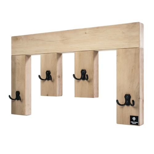 WDC-21 WIESZAK ŚCIENNY DREWNIANY LITE Dąb Olcha Rozmiar od 50 do 120 cm