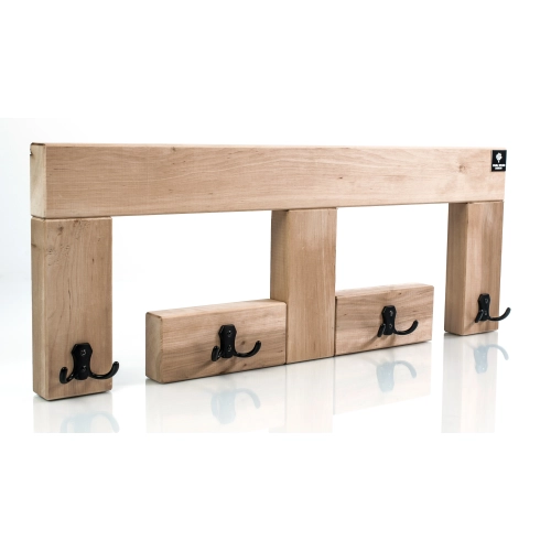 WDC-23 WIESZAK ŚCIENNY DREWNIANY LITE NATURALNY Dąb Olcha Rozmiar od 45 do 120 cm