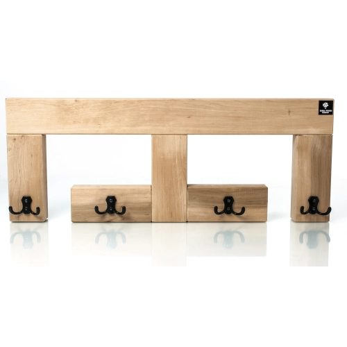 WDC-23 WIESZAK ŚCIENNY DREWNIANY LITE NATURALNY Dąb Olcha Rozmiar od 45 do 120 cm