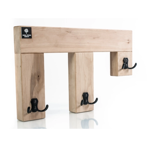 WDC-24 WIESZAK ŚCIENNY DREWNIANY LITE Dąb Olcha Rozmiar od 50 do 120 cm