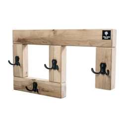 WDC-25 WIESZAK ŚCIENNY DREWNIANY  LITE Dąb Olcha Rozmiar od 60 cm do 100 cm