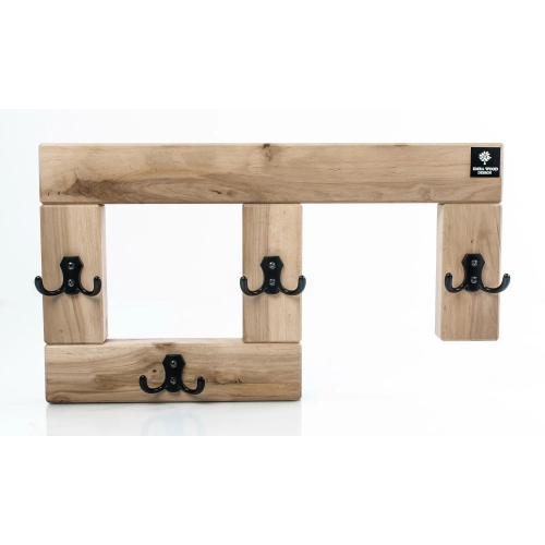 WDC-25 WIESZAK ŚCIENNY DREWNIANY  LITE Dąb Olcha Rozmiar od 60 cm do 100 cm