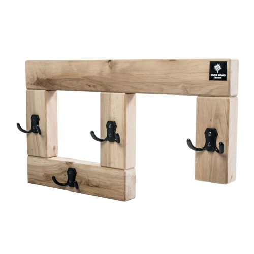 WDC-25 WIESZAK ŚCIENNY DREWNIANY  LITE Dąb Olcha Rozmiar od 60 cm do 100 cm