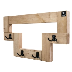 WDC-26 WIESZAK ŚCIENNY DREWNIANY  LITE Dąb Olcha Rozmiar od 60 do 120 cm