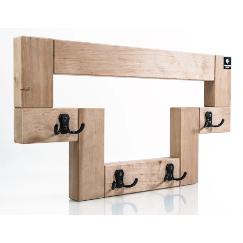 WDC-26 WIESZAK ŚCIENNY DREWNIANY  LITE Dąb Olcha Rozmiar od 60 do 120 cm