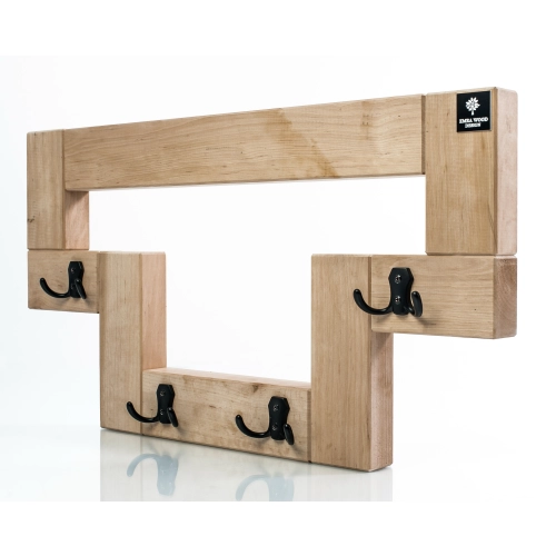 WDC-26 WIESZAK ŚCIENNY DREWNIANY  LITE Dąb Olcha Rozmiar od 60 do 120 cm