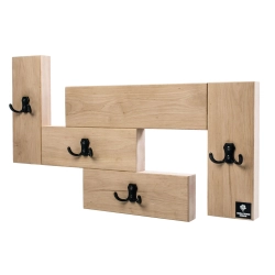 WDC-28 WIESZAK ŚCIENNY DREWNIANY  LITE Dąb Olcha Rozmiar od 60 do 120 cm