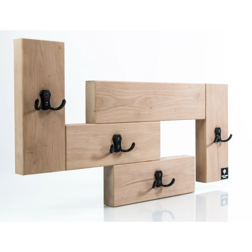 WDC-28 WIESZAK ŚCIENNY DREWNIANY  LITE Dąb Olcha Rozmiar od 60 do 120 cm