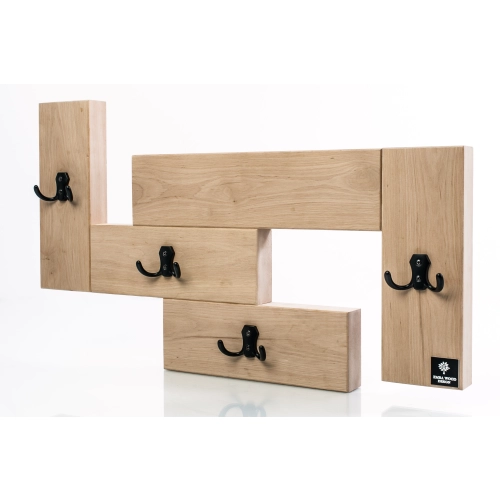 WDC-28 WIESZAK ŚCIENNY DREWNIANY  LITE Dąb Olcha Rozmiar od 60 do 120 cm