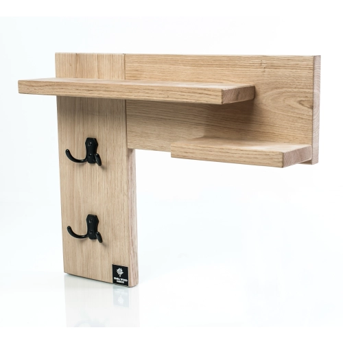 WDC-29 WIESZAK ŚCIENNY  DREWNIANY LITE NATURALNY Dąb Olcha Rozmiar od 45 cm do 60 cm