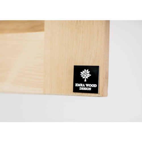 WDC-3 WIESZAK ŚCIENNY DREWNIANY  LITE Dąb Olcha Lustro Rozmiar od 100 do 120 cm