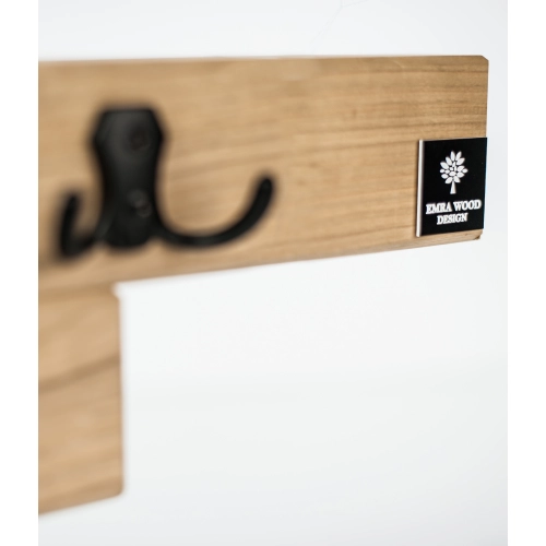 WDC-30 WIESZAK ŚCIENNY DREWNIANY  LITE Dąb Olcha Rozmiar od 40 do 120 cm