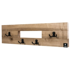 WDC-32 WIESZAK ŚCIENNY DREWNIANY  LITE Dąb Olcha Rozmiar od 50 do 120 cm