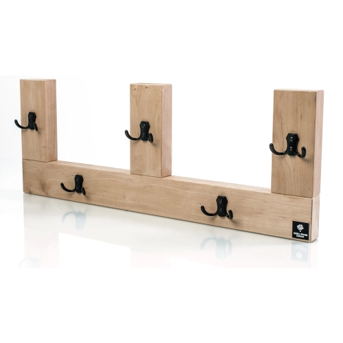 WDC-34 WIESZAK ŚCIENNY DREWNIANY  LITE Dąb Olcha Rozmiar od 50 do 120 cm