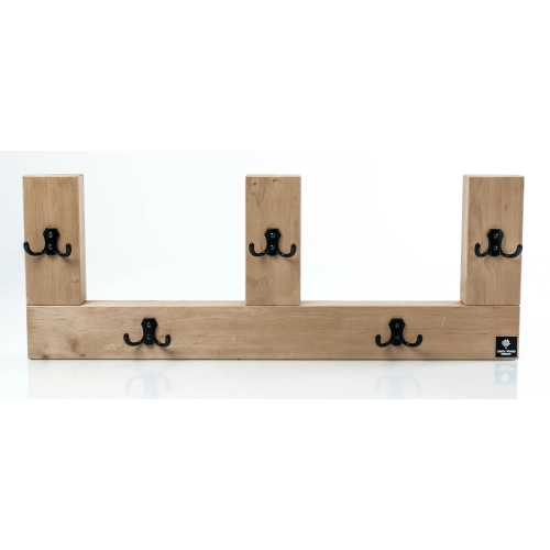 WDC-34 WIESZAK ŚCIENNY DREWNIANY  LITE Dąb Olcha Rozmiar od 50 do 120 cm