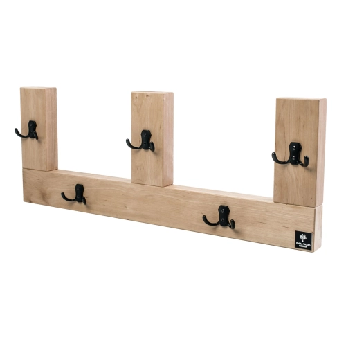 WDC-34 WIESZAK ŚCIENNY DREWNIANY  LITE Dąb Olcha Rozmiar od 50 do 120 cm