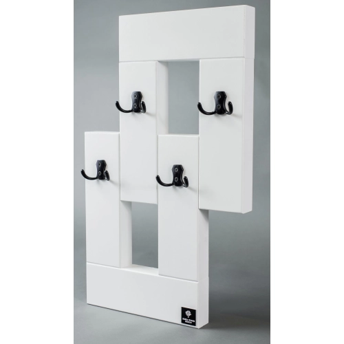 WDC-37 WIESZAK ŚCIENNY DREWNIANY BIAŁY LITE Dąb Olcha Rozmiar od 50 do 80 cm