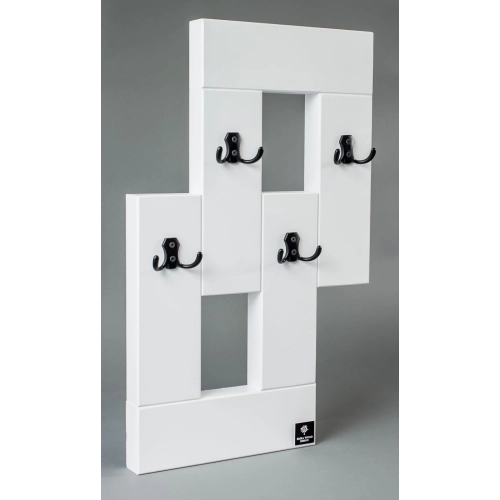 WDC-37 WIESZAK ŚCIENNY DREWNIANY BIAŁY LITE Dąb Olcha Rozmiar od 50 do 80 cm