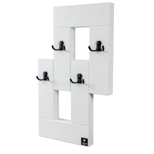 WDC-37 WIESZAK ŚCIENNY DREWNIANY BIAŁY LITE Dąb Olcha Rozmiar od 50 do 80 cm