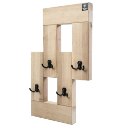 WDC-37 WIESZAK ŚCIENNY DREWNIANY  LITE Dąb Olcha Rozmiar od 50 do 80 cm